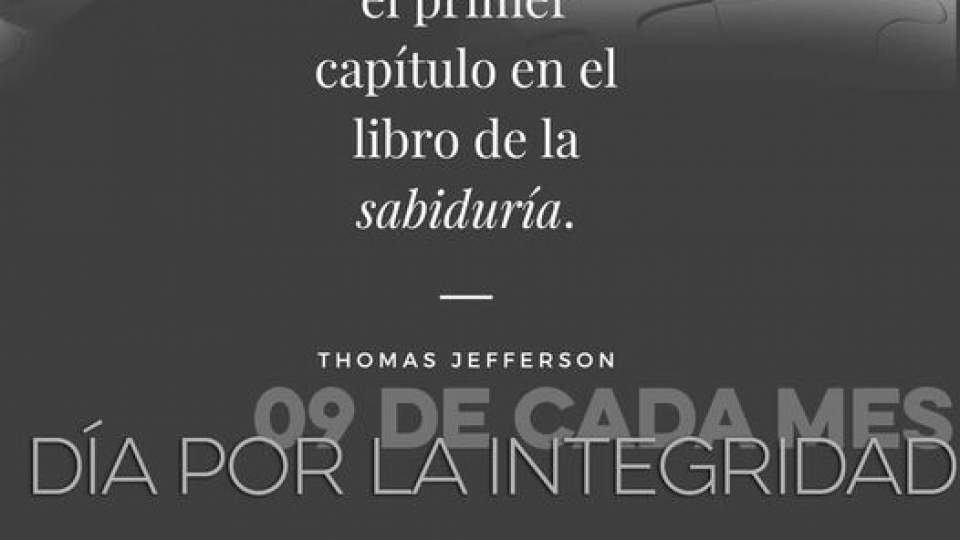 #DiaPorLaIntegridad