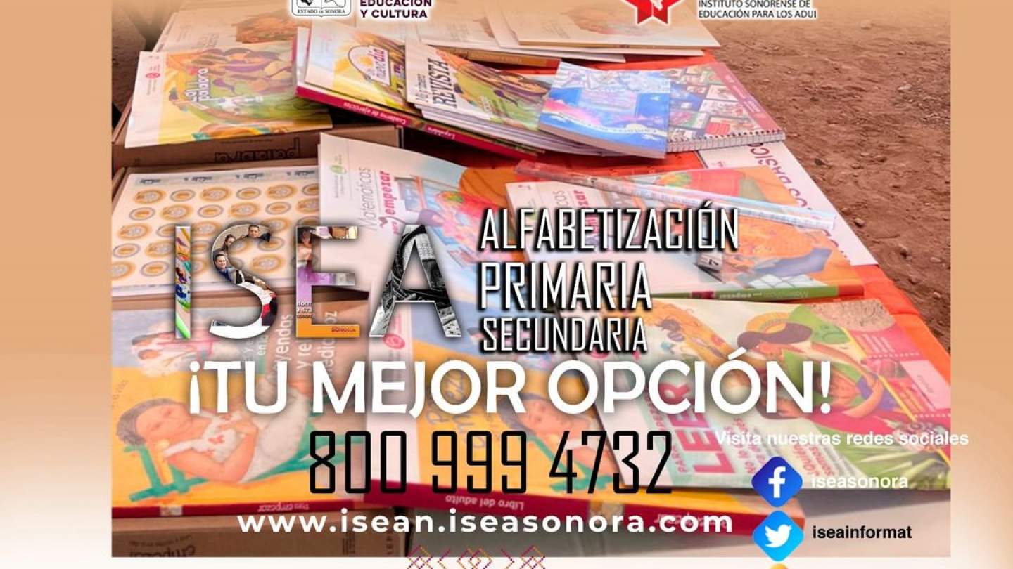 En el #ISEA puedes concluir tu primaria o secundaria de manera gratuita