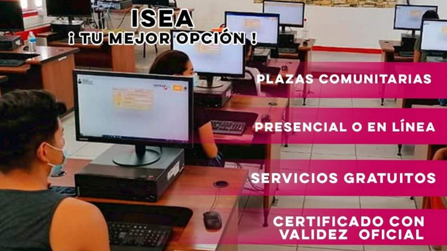 Sabes que las plazas comunitarias del ISEA ofrecen a jóvenes y adultos, servicios de educación básica de manera presencial y a distancia con material impreso o electrónico.