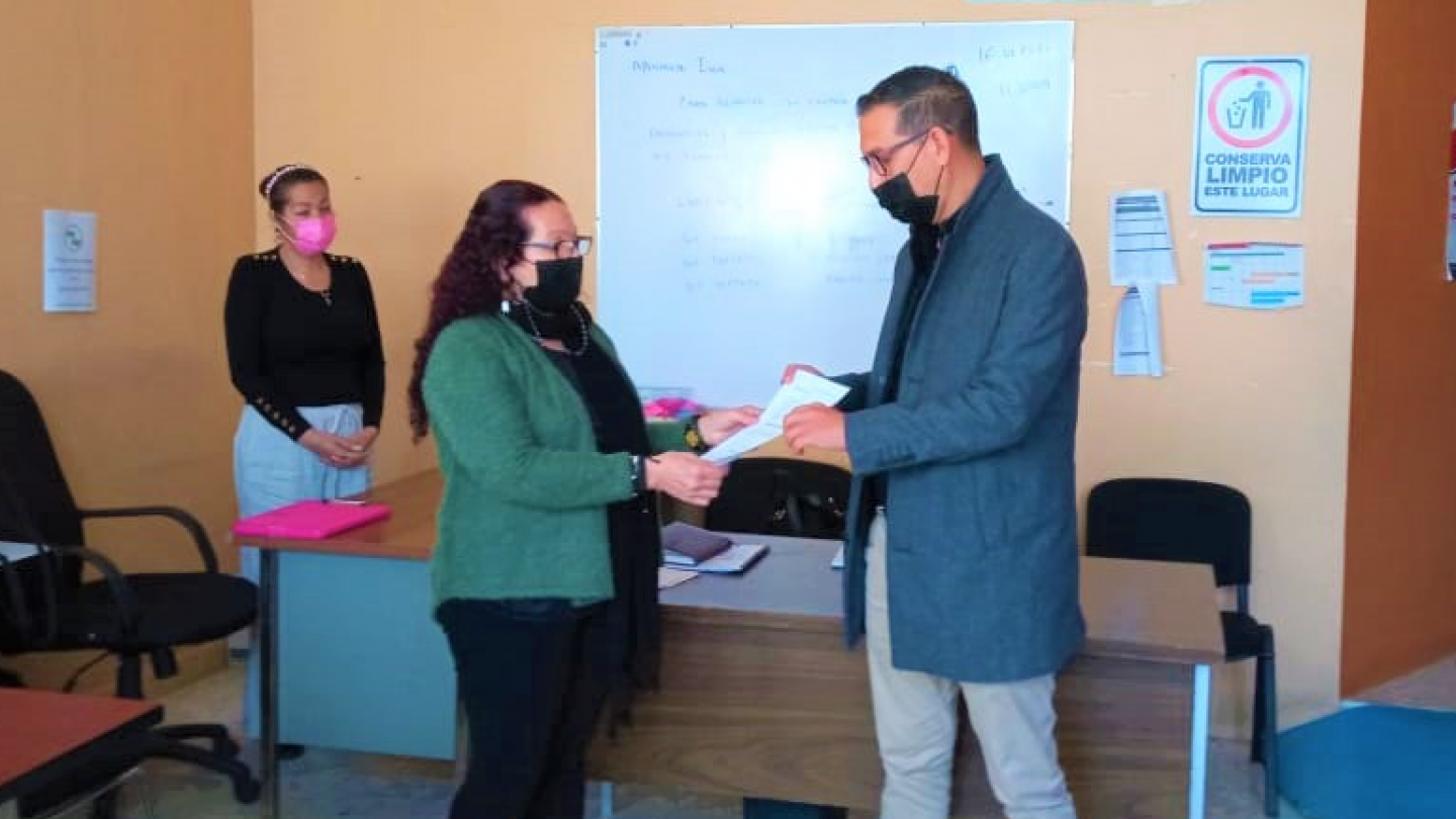 Gira de trabajo por el estado Mary Carrazco directora general del ISEA.