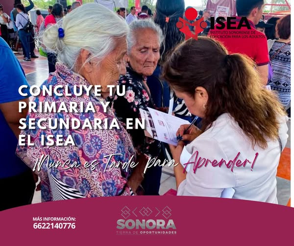 📚 En el #ISEA todos nuestros servicios educativos son GRATUITOS. Desde alfabetización hasta secundaria.