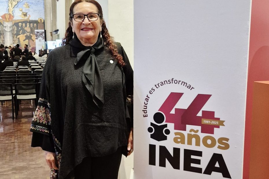 Directora general del Instituto Sonorense de Educación para los Adultos (ISEA), Mary Carrazco, presente en el Foro Nacional: “Retos y perspectivas a 44 años del INEA”