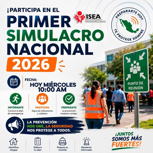 Primer Simulacro Nacional 2026