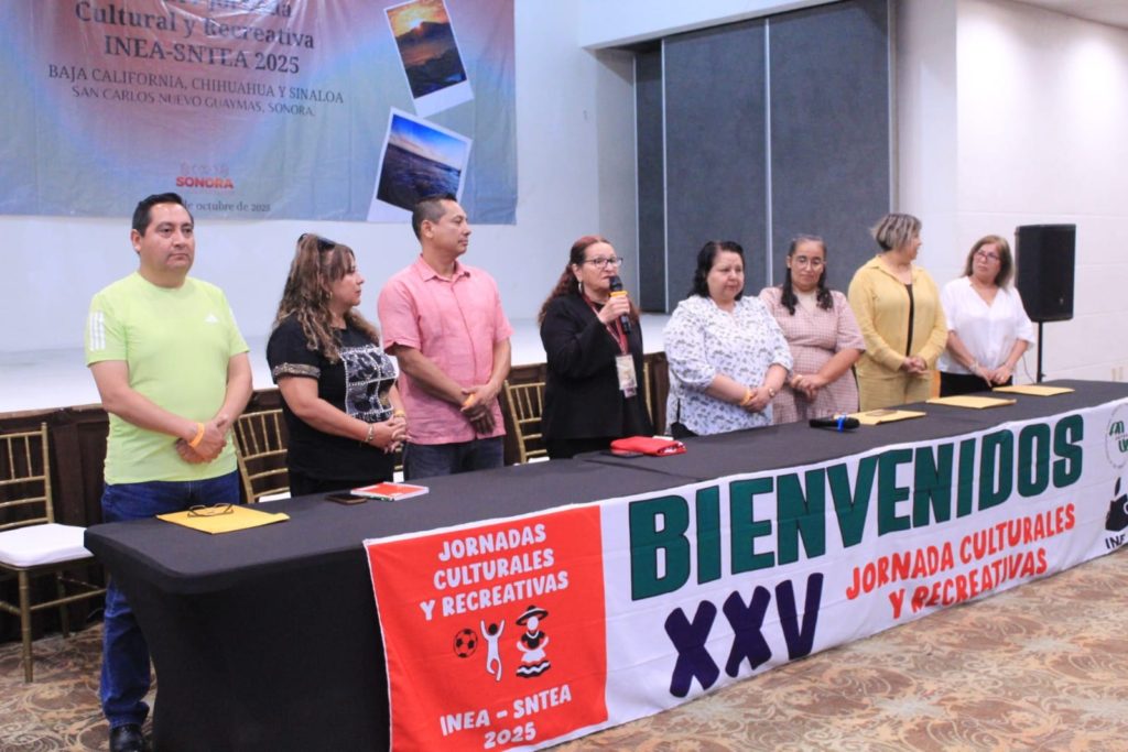 Concluyen con gran éxito las actividades de la XXV Jornada Cultural y Recreativa INEA-SNTEA 2025 en San Carlos, Nuevo Guaymas, Sonora.