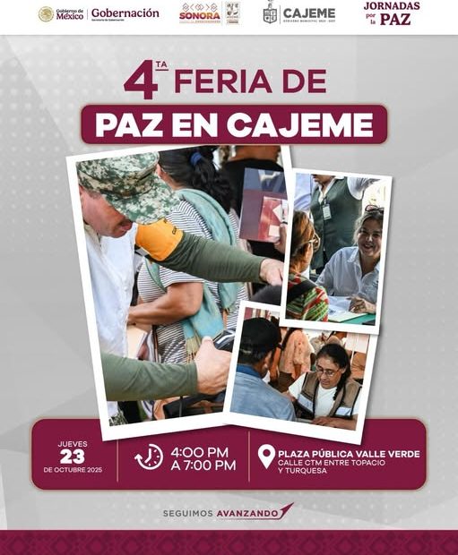 4ª Feria de Paz en Cajeme
