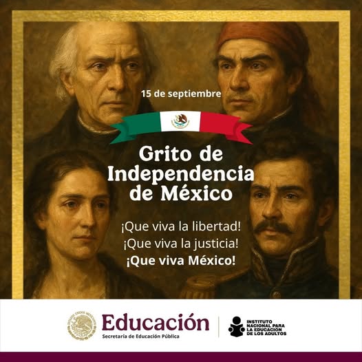 ¡Viva México! hoy conmemoramos el Grito de Independencia, un momento que marcó el inicio de la lucha por la libertad y la justicia en nuestro país.🔔