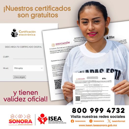 📌Si recibiste tu certificado de primaria o secundaria del INEA después del 2018 y lo extraviaste, recuerda que puedes reimprimirlo a través de nuestra página web
