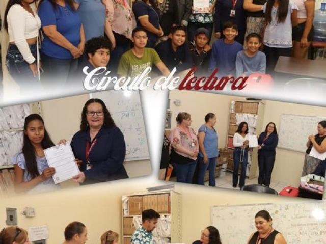 Se hizo entrega un reconocimiento  por su valiosa participación en el Programa de Iniciativa de Fomento a la Lectura y Escritura en Sonora