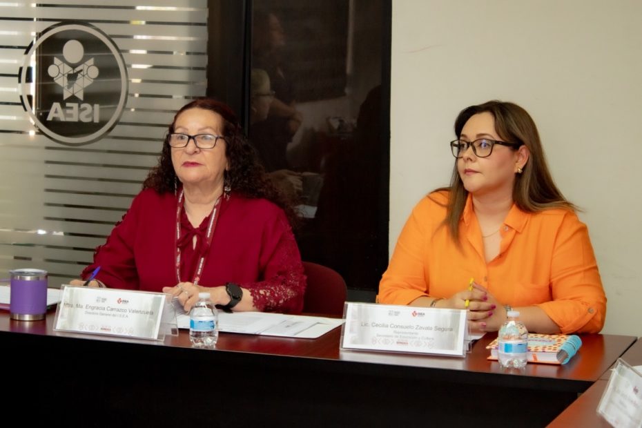 Celebran Nonagésima Segunda Sesión Ordinaria de la H. Junta Directiva del ISEA, donde la Dg., Mary Carrazco, informó sobre los logros y acciones realizadas en el cuarto trimestre 2024.